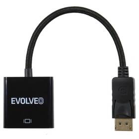 Redukcia Evolveo DisplayPort/VGA (EV-DP-VGA) čierna