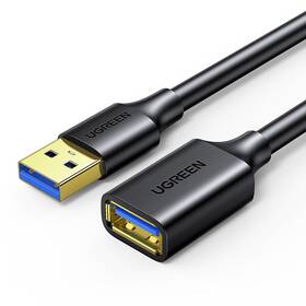 Kábel UGREEN USB 3.0, predlžovací, 3m (30127) čierny