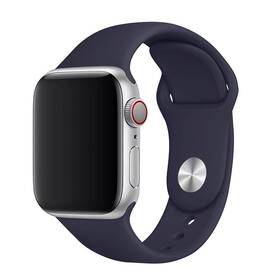 Remienok FIXED Silicone Strap na Apple Watch 42/44/45/49 mm - kovovo modrý - zánovný - 12 mesiacov záruka