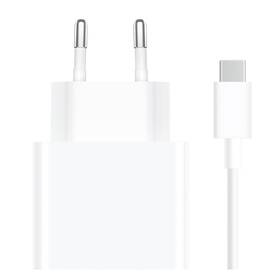 Nabíjačka do siete Xiaomi 33W Charging Combo 1x USB + USB-C kábel 1m (40039) biela