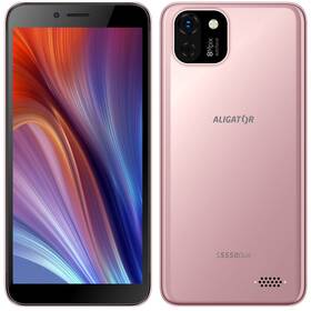 Mobilný telefón Aligator S5550 Duo (AS5550RG) ružový