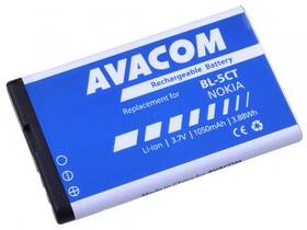Batéria Avacom pre Nokia 6303, 6730, C5, Li-Ion 3,7 V 1050mAh (náhrada BL-5CT) (GSNO-BL5CT-S1050A)