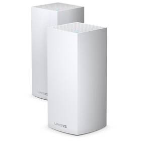 Kompletný Wi-Fi systém Linksys Velop AX4200 Tri-Band Mesh System, 2-pack (MX8400-EU) biely