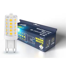 LED žiarovka ETA EKO LEDka bodová 3W, G9, teplá bílá (ETAG9W3WW01)