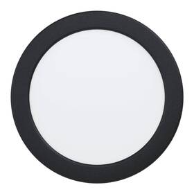 Vstavané svietidlo Eglo Fueva 5, kruh, 8,6 cm, neutrálna biela, IP44 (99214) čierne