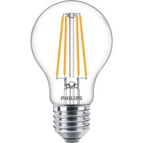 LED žiarovka Philips filament klasik, E27, 8,5W, studená biela (8718699762032)