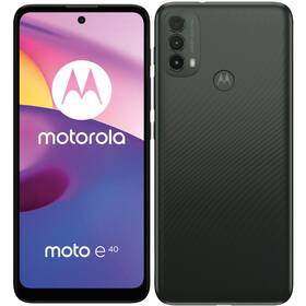 Mobilný telefón Motorola Moto E40 4GB/64GB - Dark Cedar (PAVK0001RO) čierny