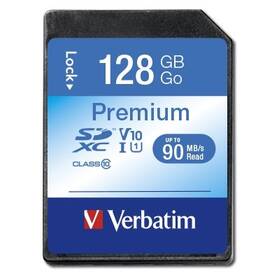 Pamäťová karta Verbatim Premium SDXC 128GB UHS-I V10 U1 (90R/10W) (44025)