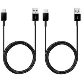 Kábel Samsung USB/USB-C, 1,5m (2 pack) (EP-DG930MBEGWW) čierny