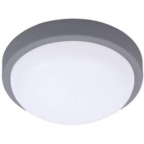 LED stropné svietidlo Solight okrúhle, 20W, 1500lm, 4000K, IP54 (WO750-G) sivé