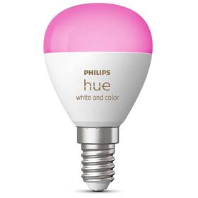Inteligentná žiarovka Philips Hue Bluetooth, 5,1W, E14, White and Color Ambiance (929003573601)