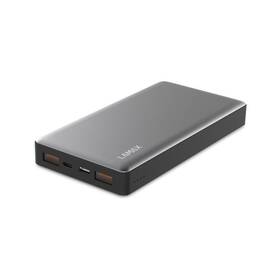Powerbank LAMAX 15 000 mAh, USB-C PD, QC 3.0 (LM15000FC) strieborná