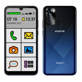 Mobilný telefón Aligator S6550 Senior (AS6550SENBE) modrý