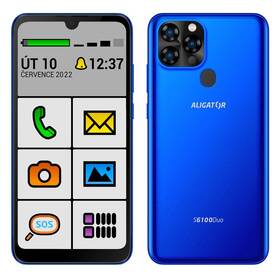 Mobilný telefón Aligator S6100 Senior (AS6100SENBE) modrý - zánovný - 12 mesiacov záruka