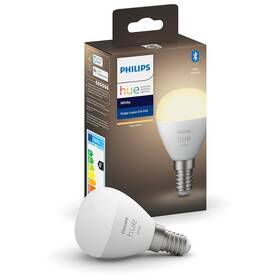 Inteligentná žiarovka Philips Hue Bluetooth, 5,7W, E14, White - zánovný - 24 mesiacov záruka