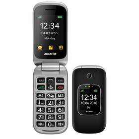 Mobilný telefón Aligator V650 Senior (AV650BS) čierny/strieborný - zánovný - 12 mesiacov záruka