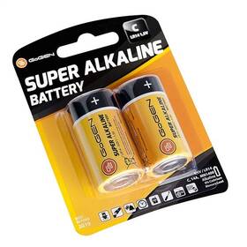 Batéria alkalická GoGEN SUPER ALKALINE C, LR14, blistr 2ks (GOGR14ALKALINE2)
