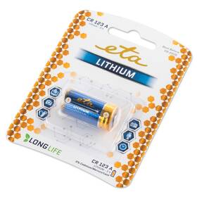 Batéria lítiová ETA PREMIUM CR123, blistr 1ks (CR123ALITH1)