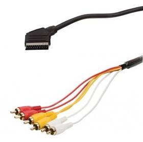 Kábel AQ SCART / 6x CINCH, 1,5 m (xaqcv21015)