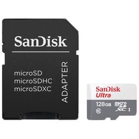 SanDisk Micro SDXC Ultra Android 128GB UHS-I U1 (100R/20W) + adaptér