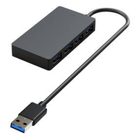 USB Hub WG USB/4x USB 3.0 (10727) čierny