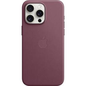 Apple FineWoven Case s MagSafe pro iPhone 15 Pro Max - morušově rudý