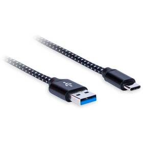 Kábel AQ USB 3.1/USB-C, 1,8m (xpc67018) čierny