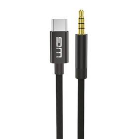 Kábel WG USB-C/ 3,2mm Jack, DAC chip, 1,5m (11653) čierny