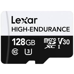 Pamäťová karta Lexar High-Endurance microSDXC 128GB UHS-I, (100R/45W) C10 A1 V30 U3 (LMSHGED128G-BCNNG)