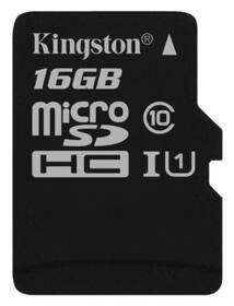 Pamäťová karta Kingston Canvas Select MicroSDHC 16GB UHS-I U1 (80R/10W) (SDCS/16GBSP)