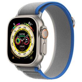 Remienok CubeNest Trail Loop na Apple Watch 42/44/45/Ultra 49 mm (B02N2L01) sivý/modrý
