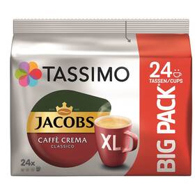 Kapsuly pre espressá Tassimo Jacobs Caffè Crema Classico XL 24 cups