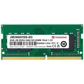 Pamäťový modul SODIMM Transcend JetRam DDR4 8GB 2666MHz CL19 1Rx8 (JM2666HSB-8G)