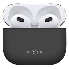 Puzdro FIXED Silky pro Apple Airpods 3 (2021) (FIXSIL-816-BK) čierne