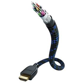 Kábel InAkustik Premium II, HDMI 2.1 Ultra High Speed, dĺžka 3m (00423530) čierny/modrý