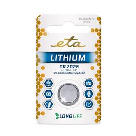 Batéria lítiová ETA PREMIUM CR2025, blister 1ks (CR2025LITH1)