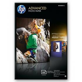 Fotopapier HP Advanced Photo Paper, lesklý, 10 x 15 cm, bez okrajov, 100 listov, 250 g/m2 (Q8692A)