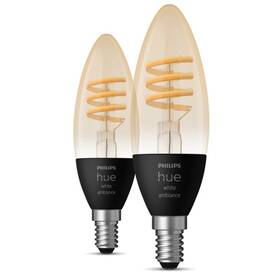 Inteligentná žiarovka Philips Hue sviečka E14, 4,6 W White Ambiance, 2ks (929003145202)