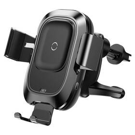 Držiak na mobil Baseus Wireless Charger Smart Vehicle Bracket Air Vent (WXZN-01) čierny