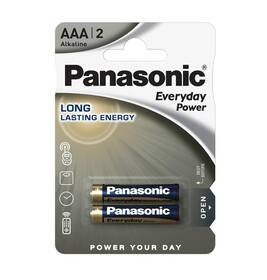 Batéria alkalická Panasonic Everyday Power AAA, LR03, blister 2ks (LR03EPS/2BP)