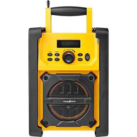 Stavebné rádio Nedis RDFM3100 žltý