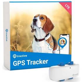 GPS lokátor Tractive DOG 4 LTE – sledování polohy a aktivity pro psy (TRNJAWH) biely