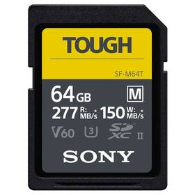 Pamäťová karta Sony Tough SF-M 64GB V60 U3 UHS-II (277R/150W) (SFM64T.SYM)