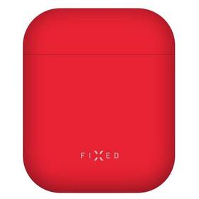 Puzdro FIXED Silky pro Apple Airpods (FIXSIL-753-RD) červené