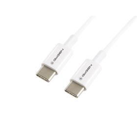 Kábel GoGEN USB-C / USB-C, 1m (USBCC100MM03) biely - zánovný - 12 mesiacov záruka