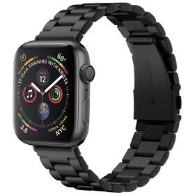 Remienok Spigen Modern Fit na Apple Watch 42/44/45/49 mm, ocelový (062MP25403) čierny
