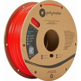 Tlačová struna (filament) Polymaker PolyLite PLA, 1,75 mm, 1 kg (PA02004) červená