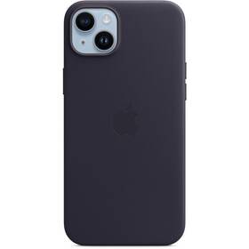 Apple Leather Case s MagSafe pre iPhone 14 Plus - atramentovo fialový