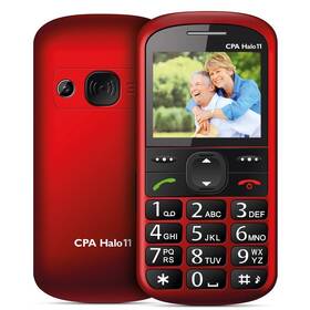 Mobilný telefón CPA Halo 11 Senior (TELMY1011RE) červený