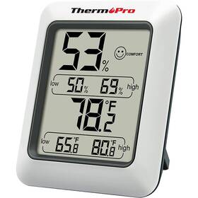 Teplomer ThermoPro TP50 biely